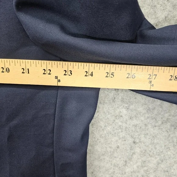LAUREN Ralph Lauren Blazer Mens 48L Long Large Navy Wool Stretch Sport Coat Suit